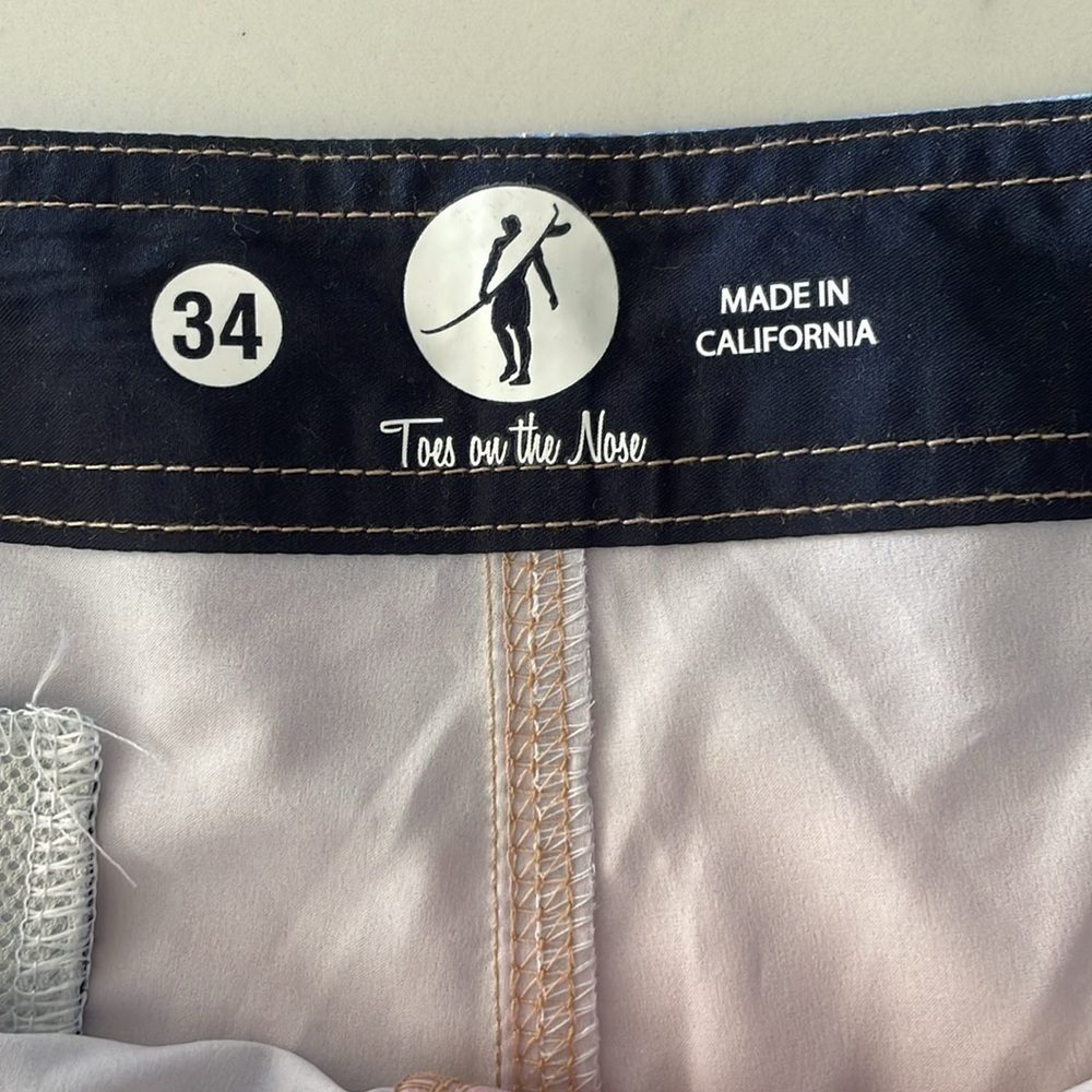 men’s toes on the nose board short / 34 / NWOT - Picture 7 of 8